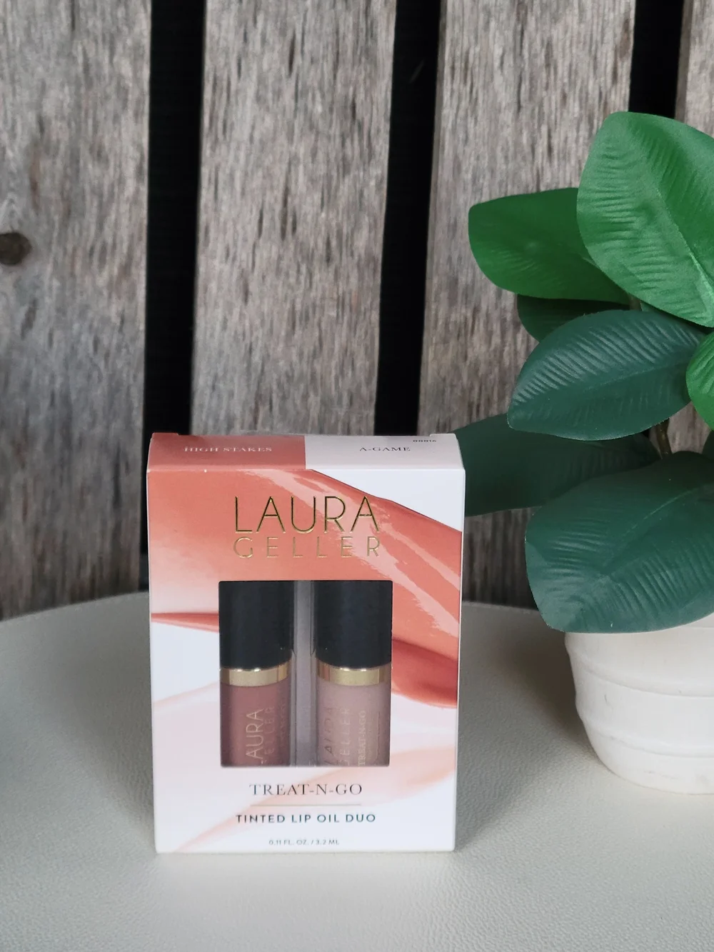 Laura Geller Tinted Lip Oil Duo - High Stakes & A-Game